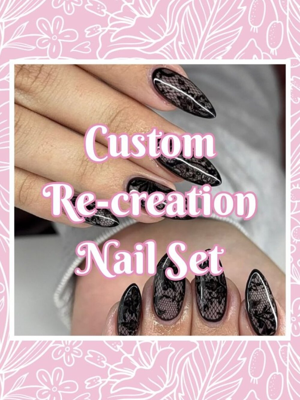 💅Custom Re-Creation Press-On Nails (Made to Order)